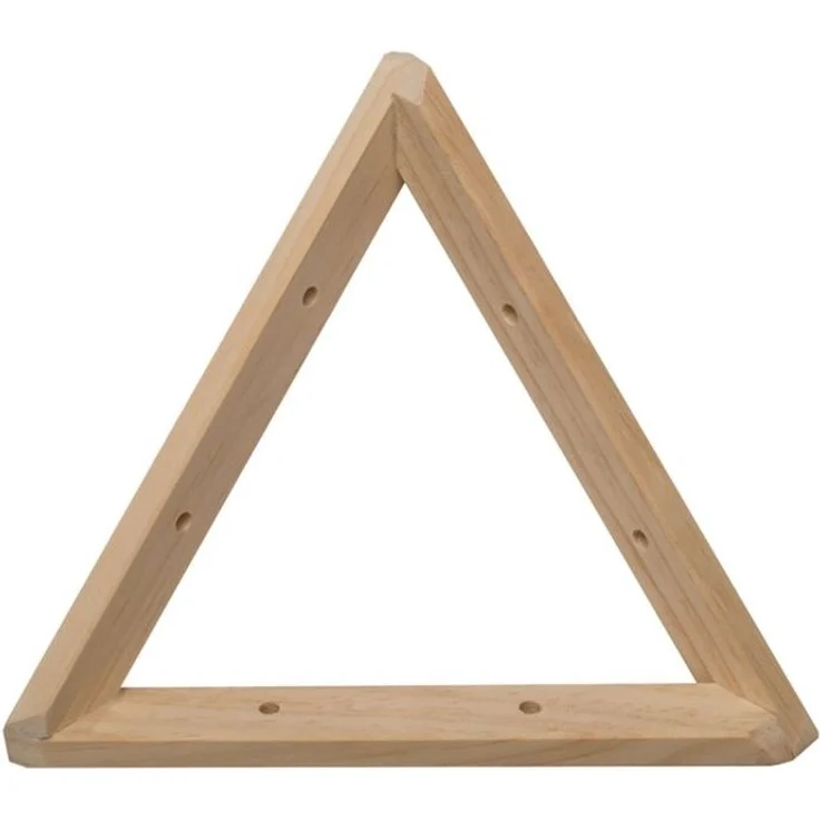 Astigarraga Kit Line Wandregalhalter Triangel Winkel 20x20x20 cm, Regalwinkel aus Vollholz, Regalhalter – Bild 5