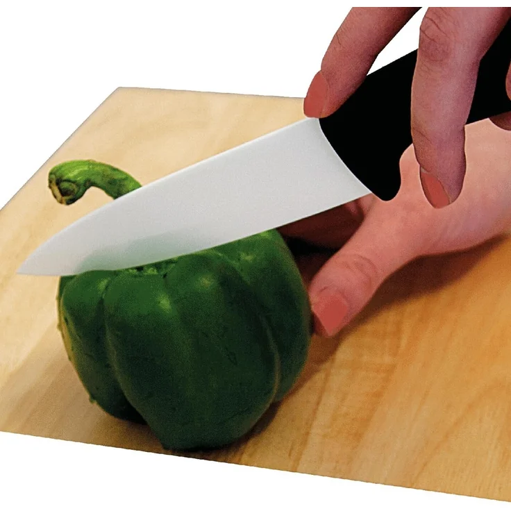 EUROHOME Allzweckmesser Messer aus Keramik mit Schutzhülle für einen präzisen Schnitt, Keramikmesser mit ergonomischem Griff - Kochmesser – Bild 5