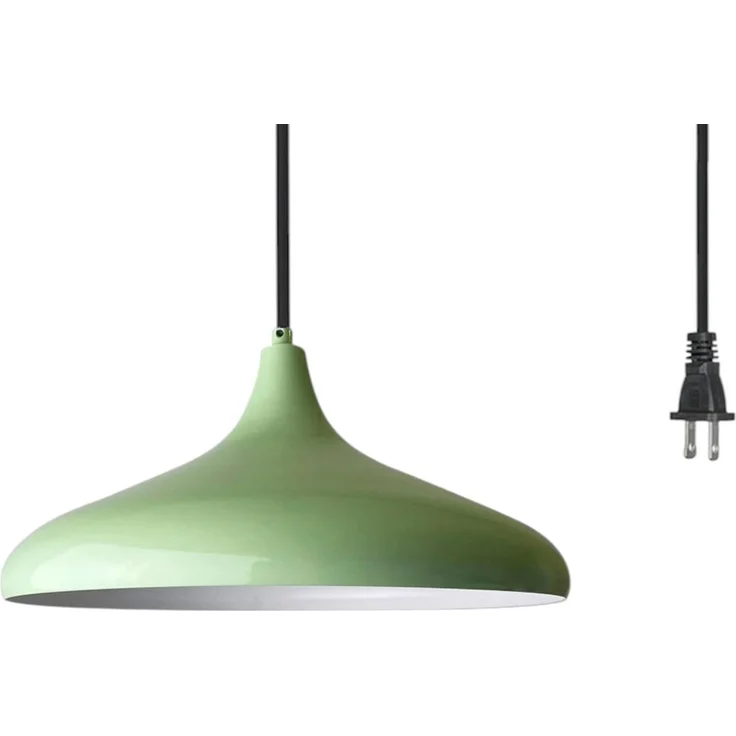 Bamyum Pendelleuchte Champion Pendelleuchte mit Stecker 35 cm, Metall mit 450 cm Kabel, ohne Leuchtmittel – Bild 1