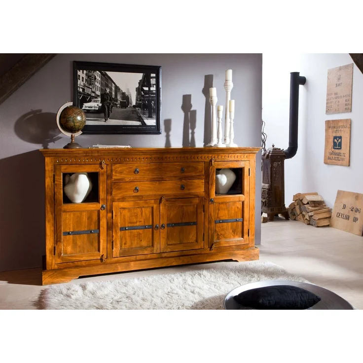 Sideboard Akazie 181x50x100 honig lackiert OXFORD #0453 – Bild 9