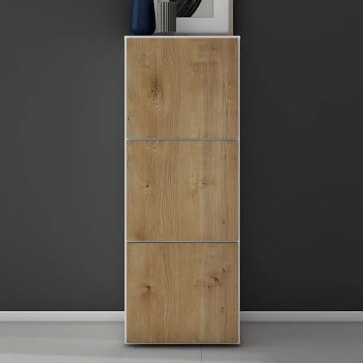 doporro Schuhschrank Schuhregal Schuhständer mit 3 Fächern Schuhschrank02 – Bild 4