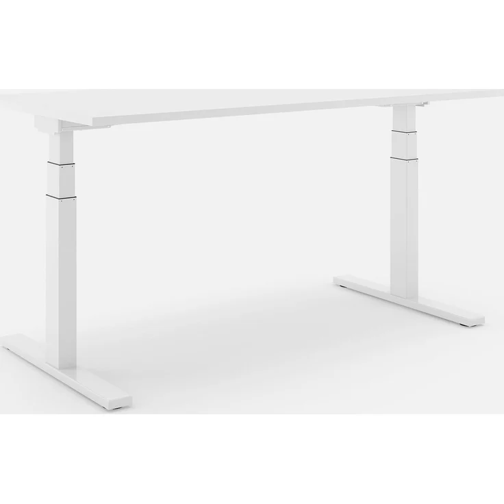 SLS 670 PRO Schreibtisch - 160 , Weiß , Weiß – Bild 1