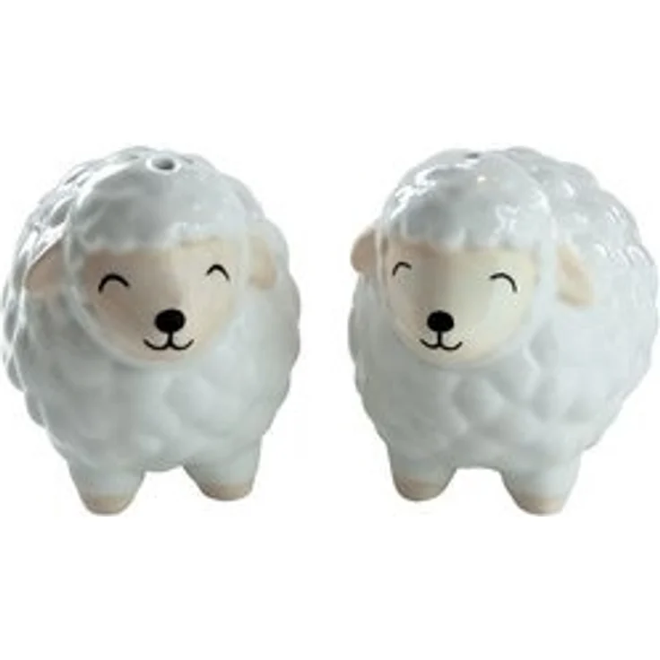 Sass & Belle Salz- / Pfefferstreuer Schaf, (Set, 2-tlg), Dolomit, Lamm, weiß-beige – Bild 4