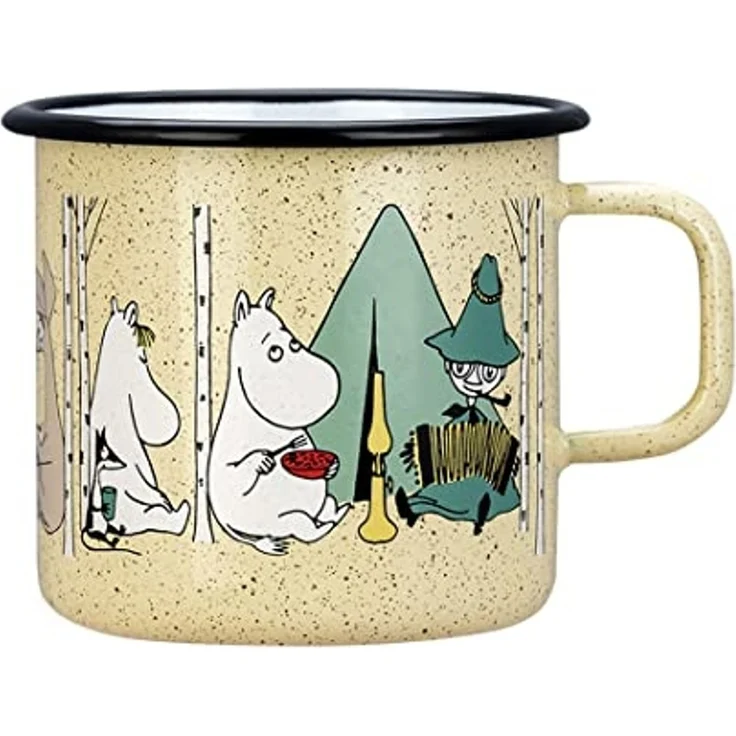 Muurla Kinderbecher Tasse Mumins XXL Campers (800 ml) – Bild 1