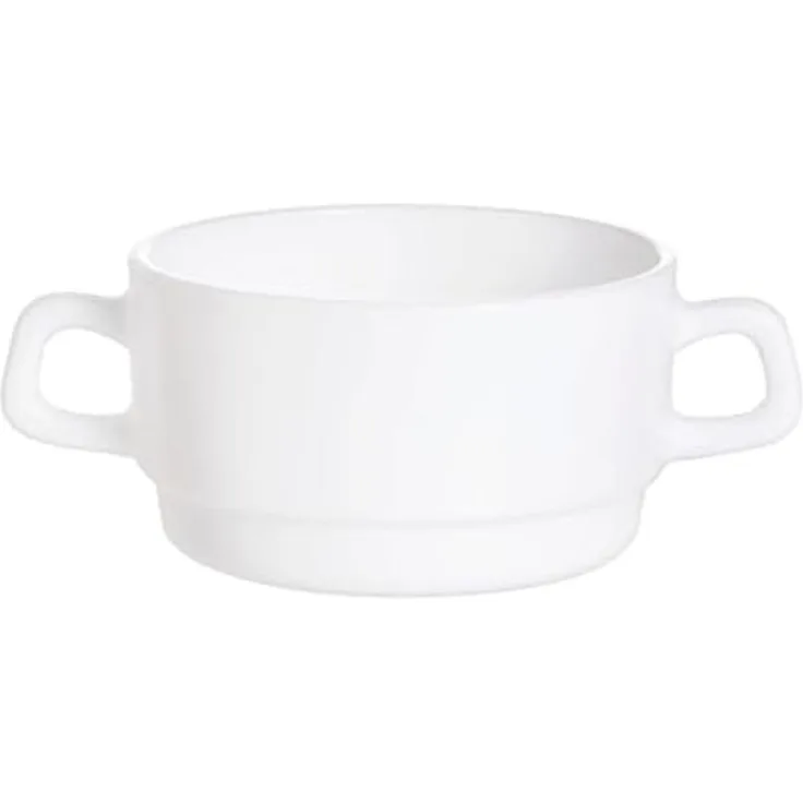 Schale Arcoroc Restaurant Suppe Weiß Glas 310 ml (6 Stücke)