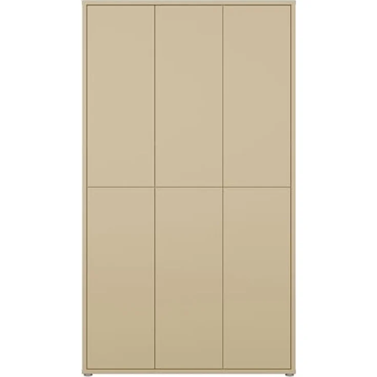 FORTE Schuhschrank Alice Springs, Schuhschrank, B/H/T 109,2/191,9/34,9 cm, 36 Paar Schuhe (B/H/T 109,2/191,9/34,9 cm) Stauraumschrank, Mehrzweckschrank, (B/H 109cm x 192cm), mit 16 Böden – Bild 2