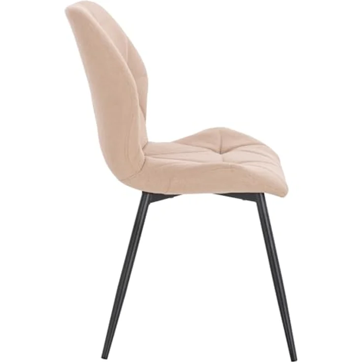 SVITA Esszimmerstuhl JAMIE (Set, 2 St), 2er Set, Küchenstühle, Stoffbezug, Beige – Bild 6