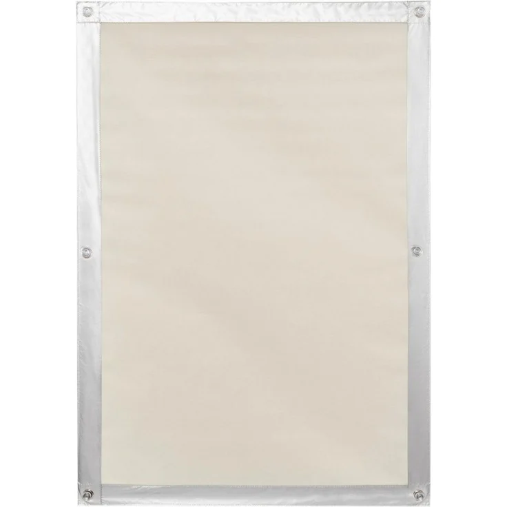 Dachfensterrollo Haftfix Hitzeschutz Abdunkelung, LICHTBLICK ORIGINAL, verdunkelnd, ohne Bohren, verspannt, Haftfix, mit Thermobeschichtung, mit Saugnapf, Beige, B36 x H56,9 cm – Bild 1