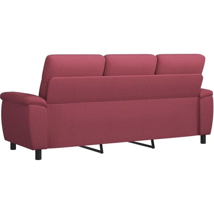 vidaXL Sofa Weinrot 214 x 90 x 95 cm Stoff 42040967 – Bild 4