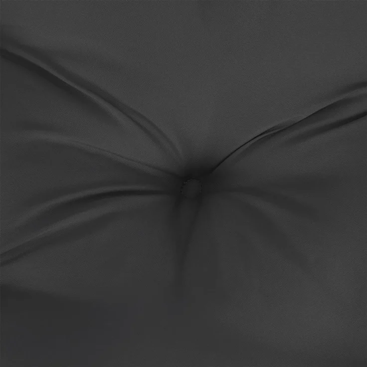 vidaXL Palettenkissen Schwarz 70 x 40 x 12 cm Stoff – Bild 7