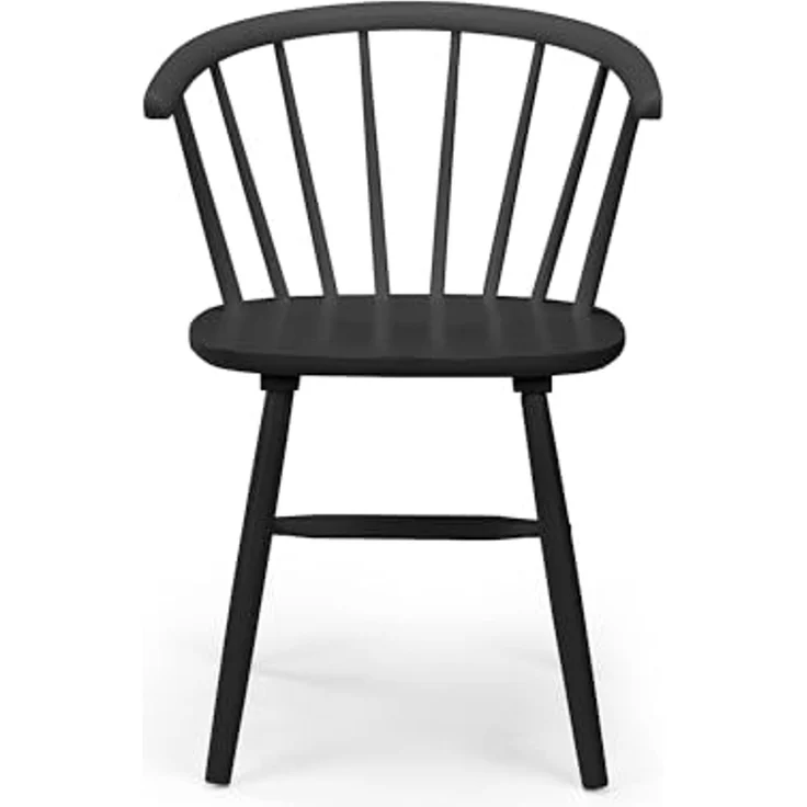 Julian Bowen 2er-Set Modena Esszimmerstühle - Schwarz – Bild 4