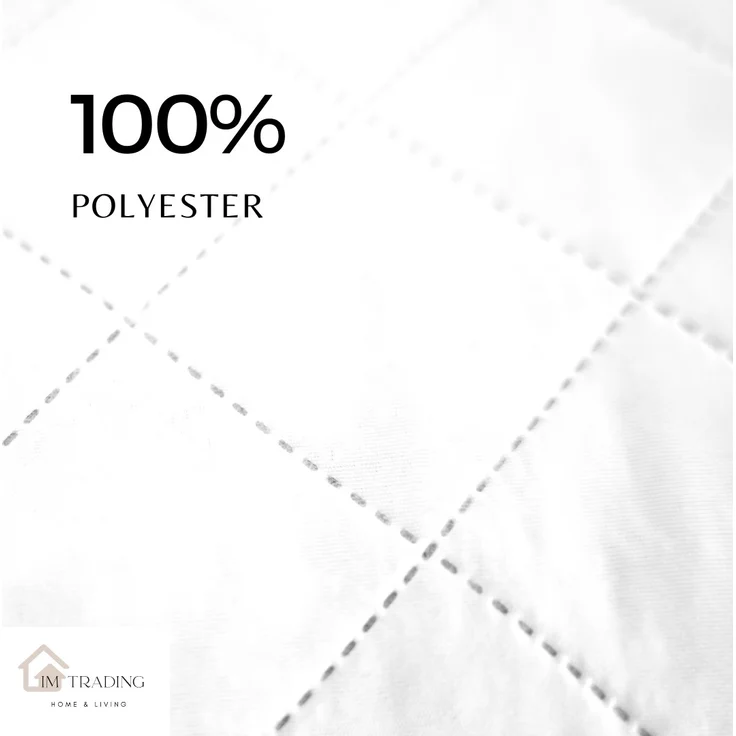 Tagesdecke, Sofaüberwurf Home-Motiv aus 100% Polyester mit grauen Herzmustern 240x220 cm – Bild 5