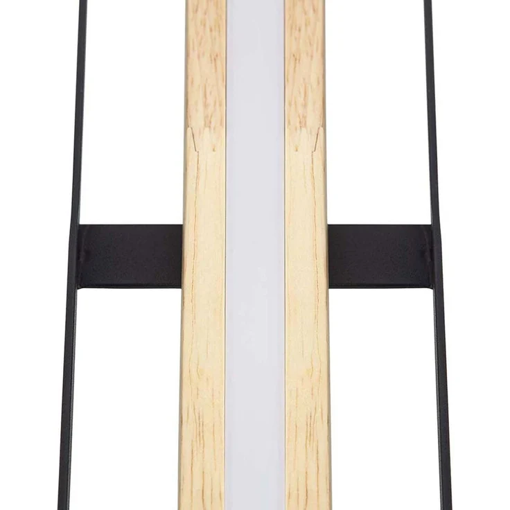 LED Deckenleuchte, dimmbar, Bambus natur, L 46 cm – Bild 10