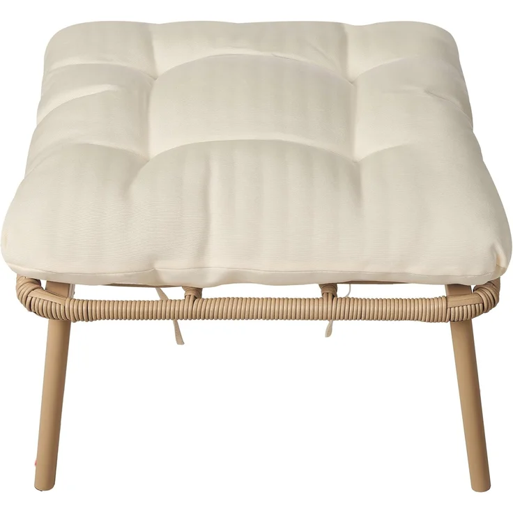 Gartenstuhl MURANO mit Fußstütze Natürlich – Bild 9