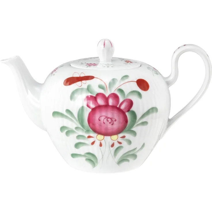 Teekanne 0,75 l AMINA OSTFRIESENROSE 04214 Tettau Porzellan