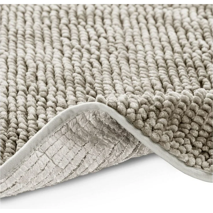 Restilo Badematte Badematte Badteppich Badvorleger Duschvorleger WC Vorleger rutschfest, rutschhemmend beschichtet, Set, Polyester, Rechteckig, Matte + WC Vorleger, BxL 50x80 cm und BxL 40x50 cm – Bild 2