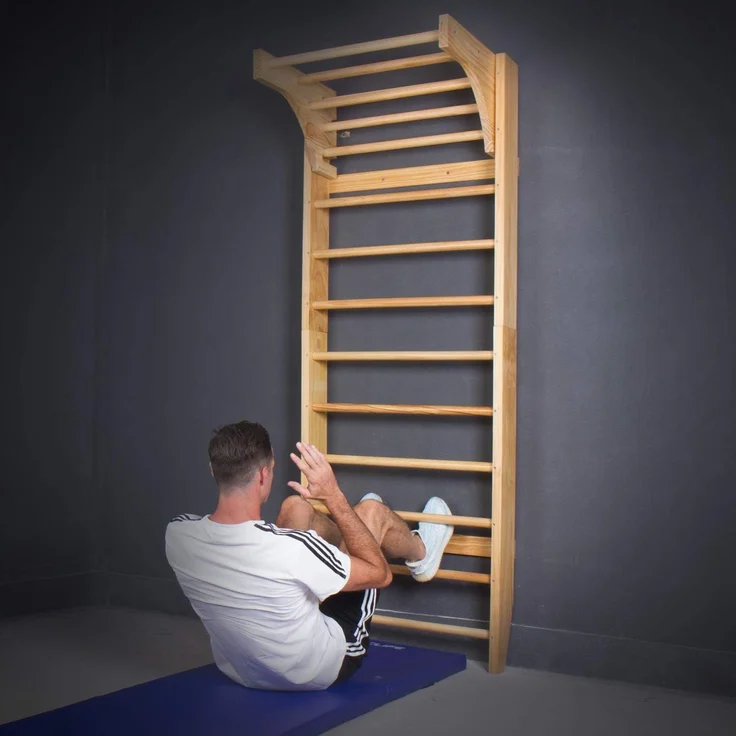 CCLIFE Kletter-Trainingsgerät Klettergerüst für kinder outdoor Sprossenwand Turnwand Holz – Bild 7