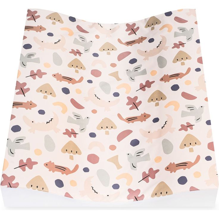 Julius Zöllner Wickelmulde Folie 2-Keil - Animals, phthalatfrei, 50 x 65 cm/60 x 70 cm, pflegeleicht und OEKO-TEX zertifiziert