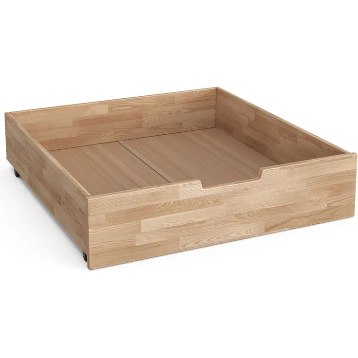 Rollschublade Teddy Naturholz 92 x 89 cm Vitalispa