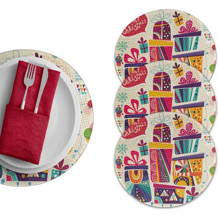 Hermia Concept '2993Supla' Tischset, Mehrfarbig, Ø 37 cm – Bild 1