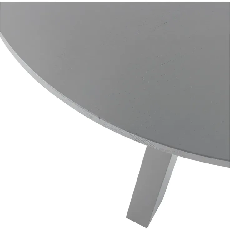 Esstisch Rhonda - Eichenholz warmes Grau, Ø 129 cm – Bild 4