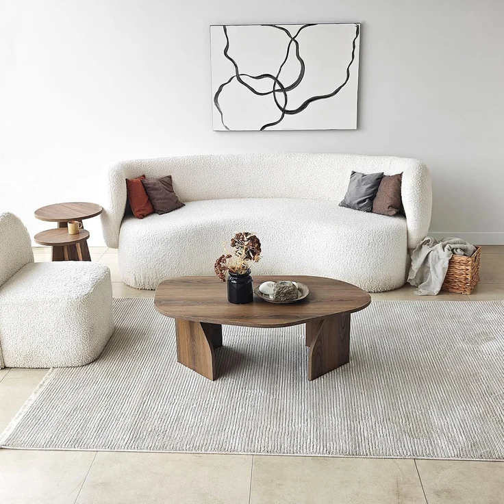 Skye Decor 'Nova - Walnut' Couchtisch, Walnuss, 100 x 35 x 60 cm – Bild 5