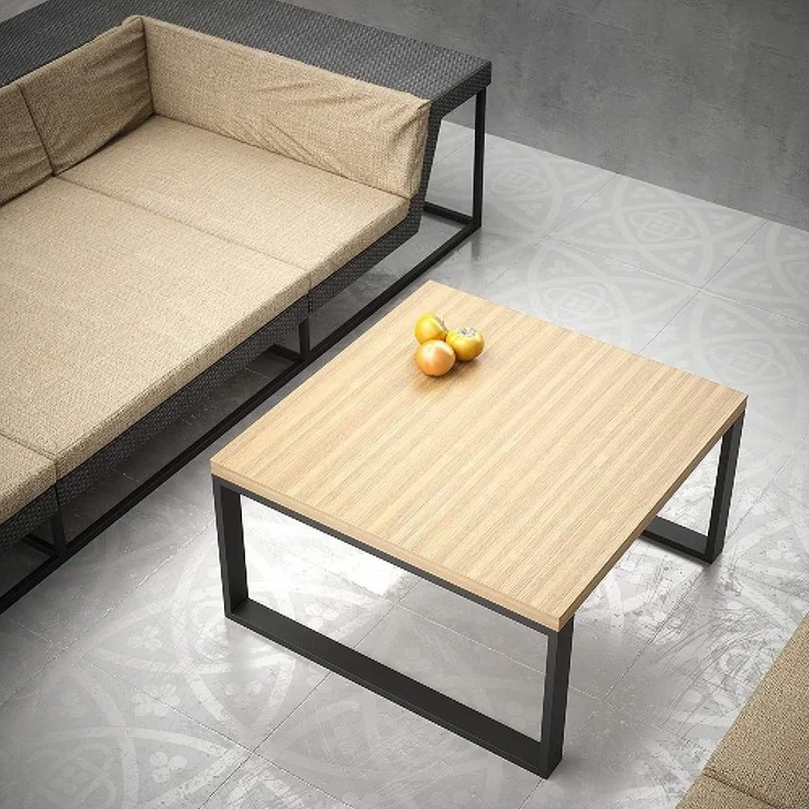 sossai® Tischgestell Couchtischkufen 50-80cm x 40cm in Schwarz (2-St) – Bild 2