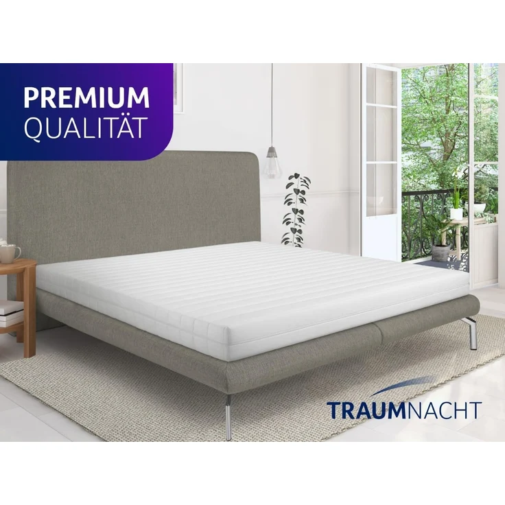 Traumnacht Easy Comfort 2 in 1 Duo - orthopädische 7- Zonen Komfortschaummatratze, Härtegrad 2 und 3, Öko-Tex zertifiziert 90x200 cm, Höhe 13 cm, produziert nach deutschem Qualitätsstandard – Bild 2
