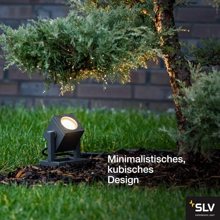 SLV No. 132835 CUBIX I Bodenleuchte GU10 ESL max. 25W – Bild 3