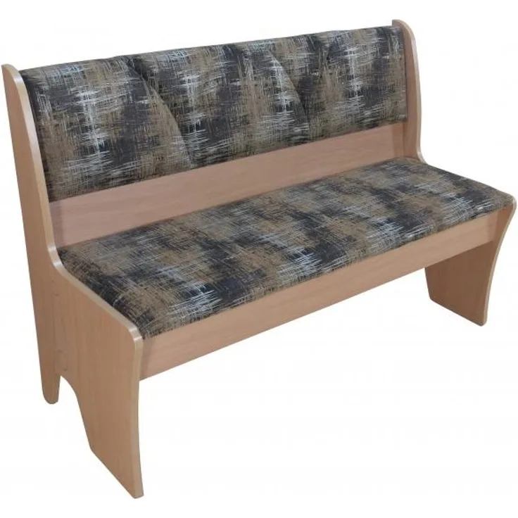 Truhensitzbank "Paula" 120cm breit, buche / mocca