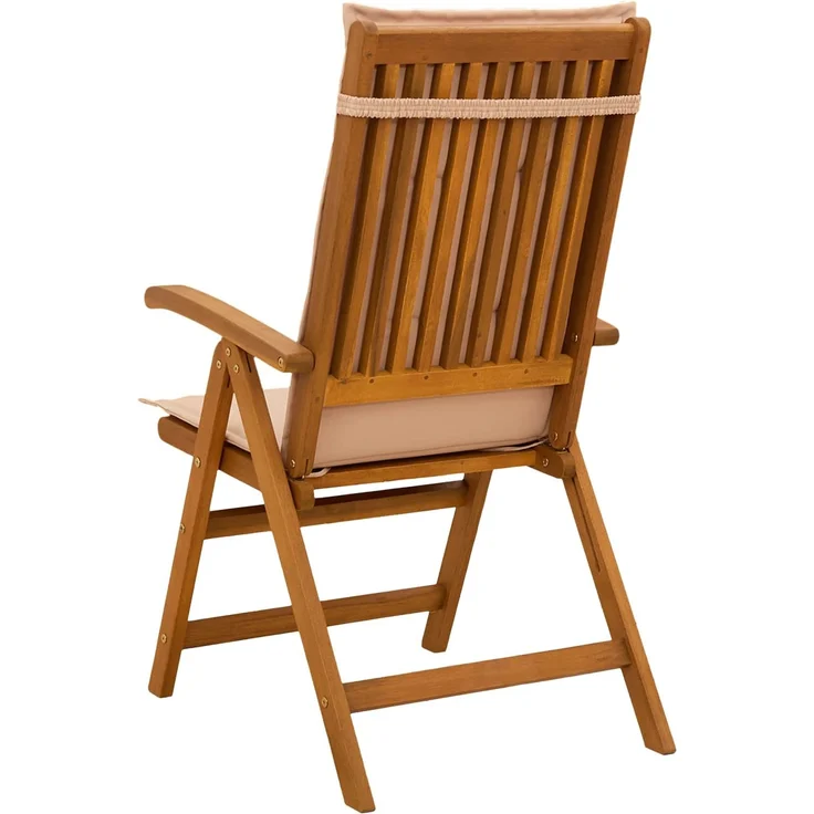 vidaXL Liegestühle für den Garten 3 stk. Natur Massivholz Akazie 42041435 – Bild 4