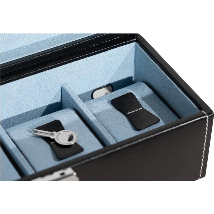 Friedrich23 Uhrenbox Bond mit Glasdeckel für 4 Uhren – Bild 3