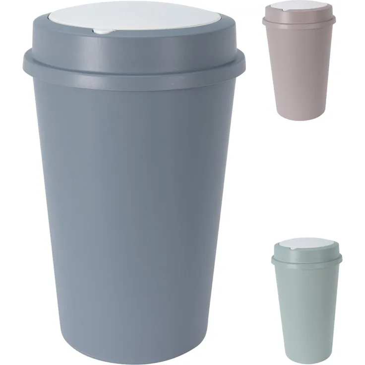 Abfalleimer mit automatischer Deckelöffnung Mülleimer, 47 Liter Mint