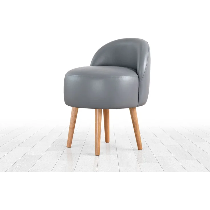 Hanah Home 'Burks - Grey' Pouffe, Grau, 48 x 64 x 42 cm – Bild 5