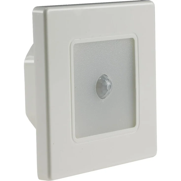 LED Wand-Einbauleuchte "EBL 86 PIR"1,8W, 3000k, warmweiß, Rahmen cremeweiß – Bild 3