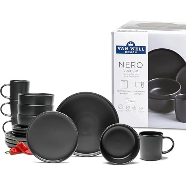 Van Well Nero Kombiservice 16-teilig