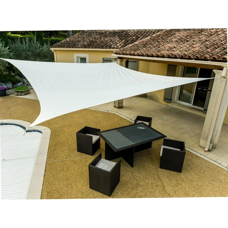 WERKA PRO Sonnensegel Creme 4x5 m