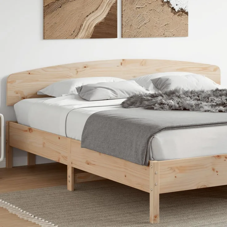 vidaXL Kopfteil 180 cm Massivholz Kiefer Braun
