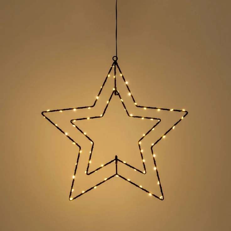 Weihnachtsstern beleuchtet für außen LED Weihnachtsbeleuchtung Stern 5257058 – Bild 2