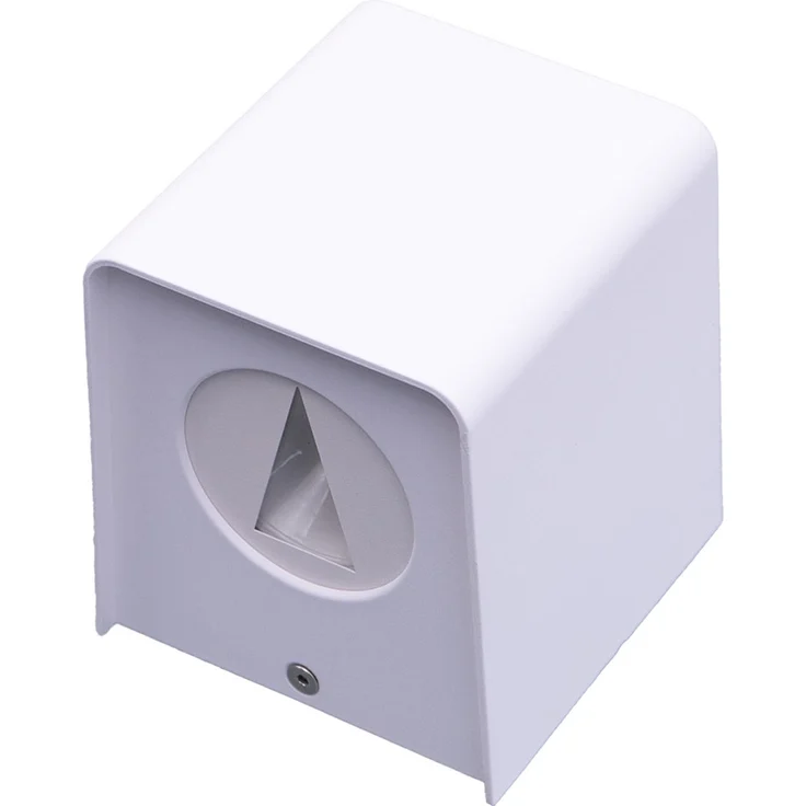 LED Außen-Wandleuchte, weiß, Down-Strahler, H 11,5 cm – Bild 10