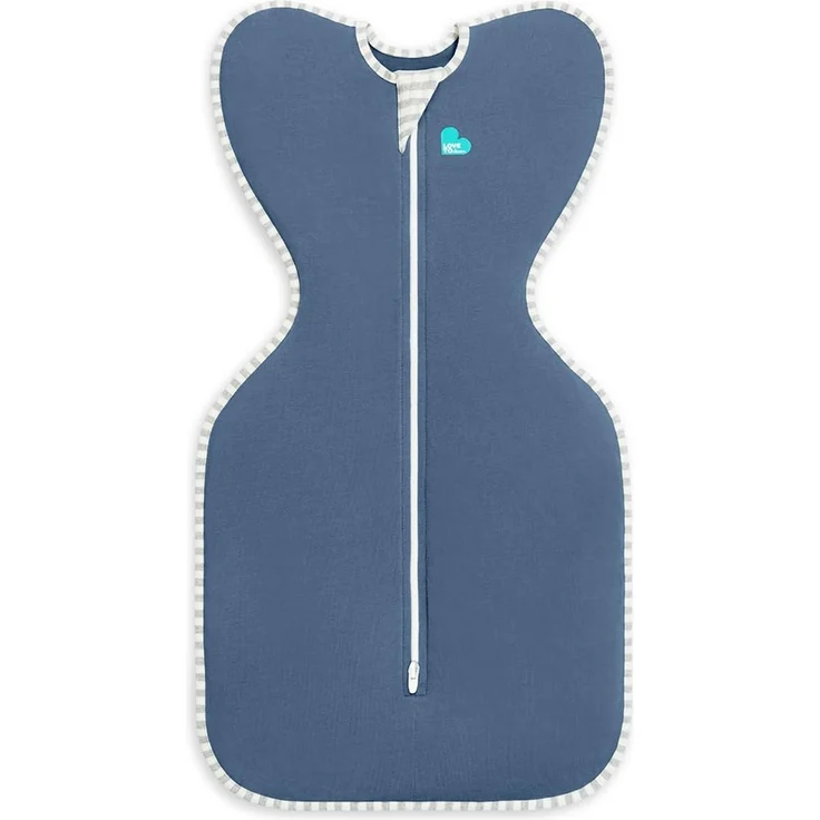 Love To Dream Unisex-Baby Swaddle Up Pucktuch, Denim, Small (3.5-6kg) – Bild 1