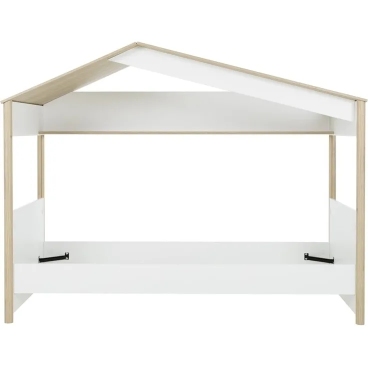 Calicosy Hausbett 90x200 cm – MATIS - Weiß/Holz