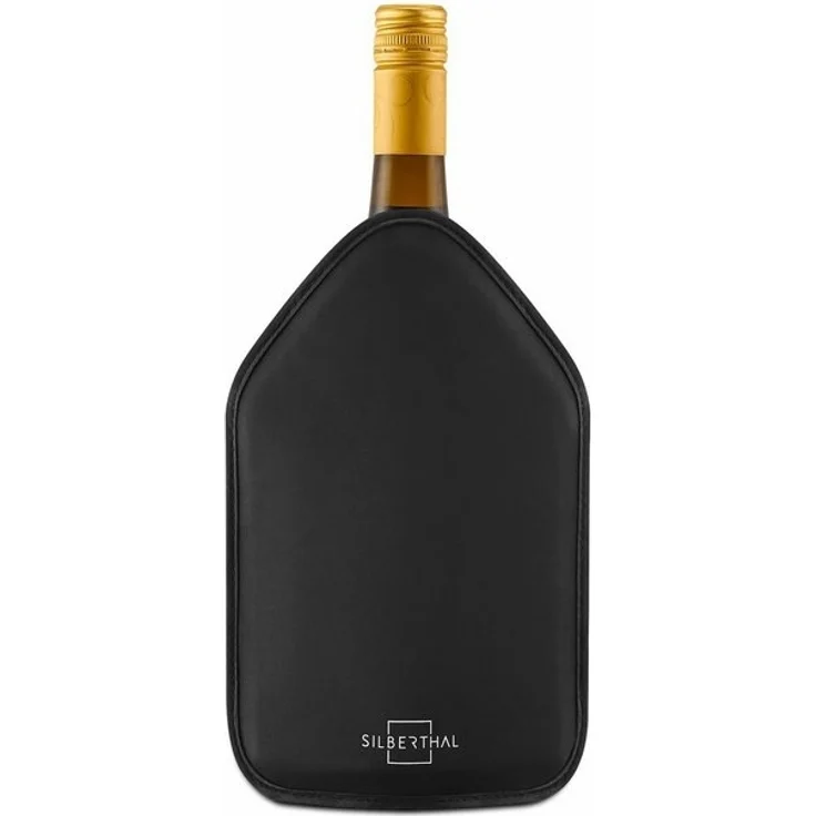 SILBERTHAL Wein- und Sektkühler Kühlmanschette für Flaschen, bis zu 2h kühl, für 0,7 - 1L Flaschen, Wasserabweisend, flexibel – Bild 4