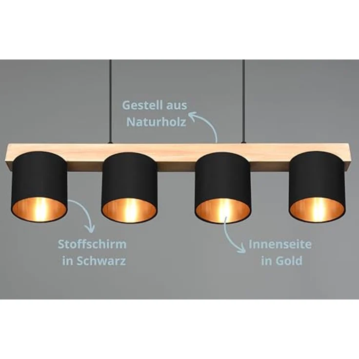 lightling Pendelleuchte Clara, ohne Leuchtmittel, moderne Pendellampe, höhenverstellbar – Bild 6