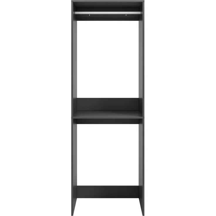 welltime Waschmaschinenumbauschrank FALAS, TOPSELLER, Höhe 195 cm, 1 Ablageboden, 1 Kleiderstange (1-St, in verschiedenen Farben erhältlich, für Waschmaschine & Trockner) Waschmaschine, Trockner, Waschmaschinenschrank, Umbauschrank, Wäsche – Bild 2