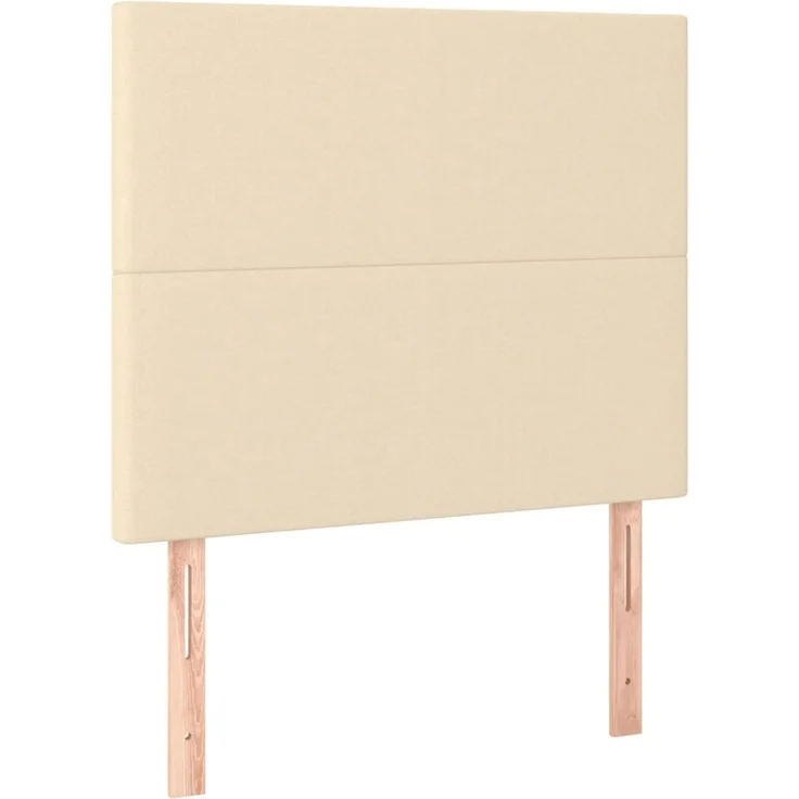 vidaXL Kopfteile 2 Stk. Creme 90x5x78/88 cm Stoff 3116039 – Bild 2