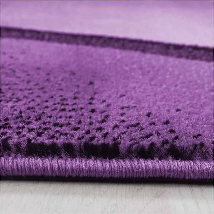 Carpettex Kurzflor-Bettumrandung Ombre Design, Höhe 6 mm, (Bett-Set, 3-tlg, Bettvorlage), Schlafzimmer Teppich Bettumrandung Läufer Set 3 teilig