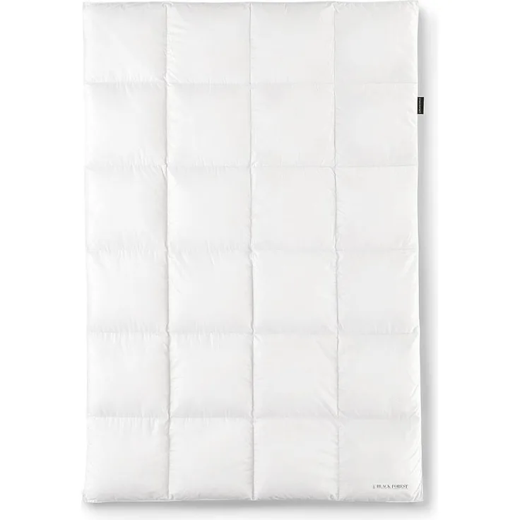 OBB Black Forest Gänsedaunen-Kassettendecke Winterdecke AVA extra warm Größe 200x200 cm