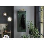 Schildmeyer Hakenpaneel, Holzwerkstoff, Waldgrün/Gold, 50 x 20,9 x 120,6 cm