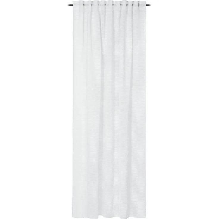 GÖZZE Fertigvorhang DEVIN weiß BH 140x245 cm weiß Gardine Flächenvorhang
